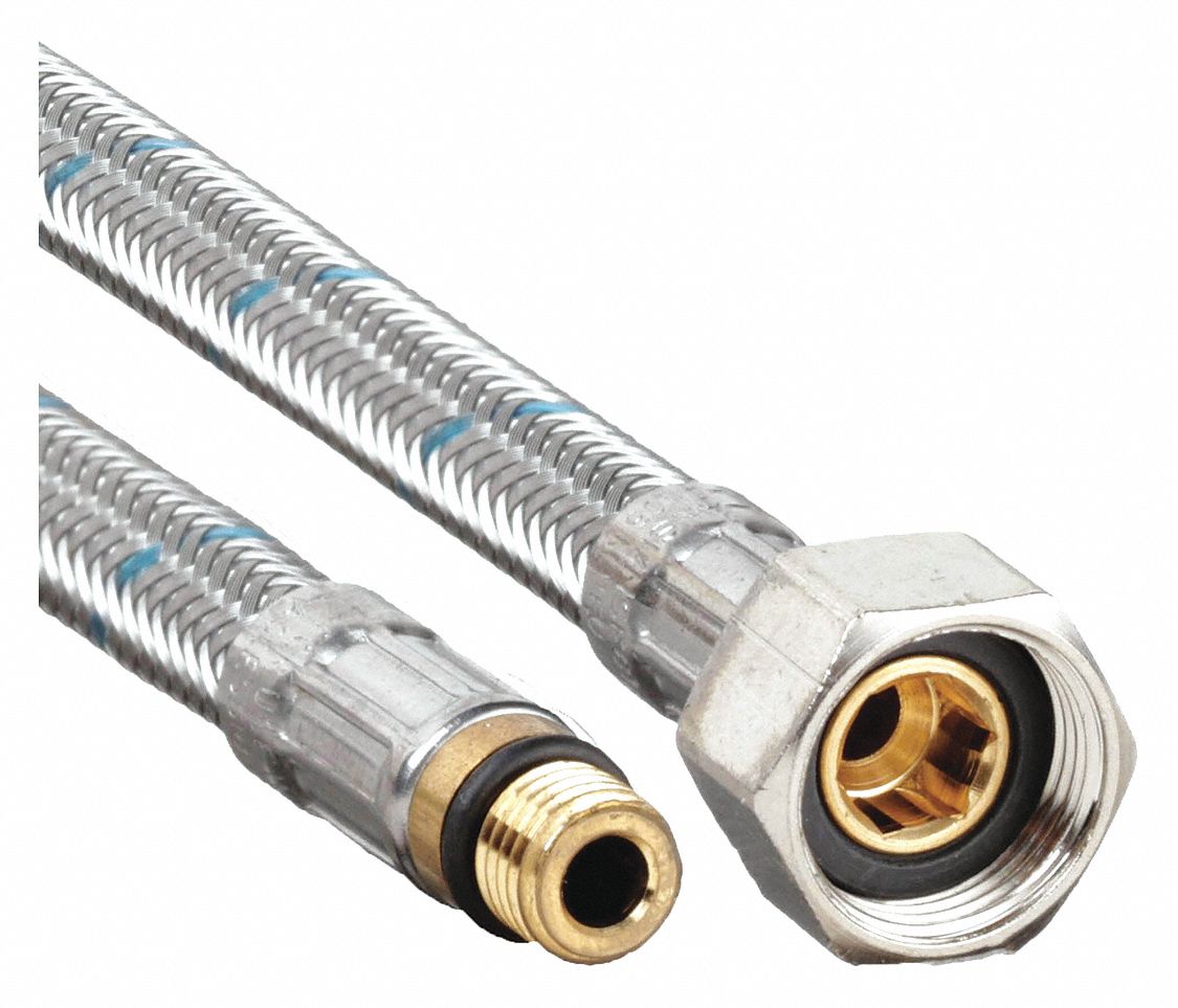 SUPPLY HOSE: FITS AMERICAN STD BRAND, COMPRESSION CONNECTION, ½ IN X ⅜ IN CONNECTION SIZE