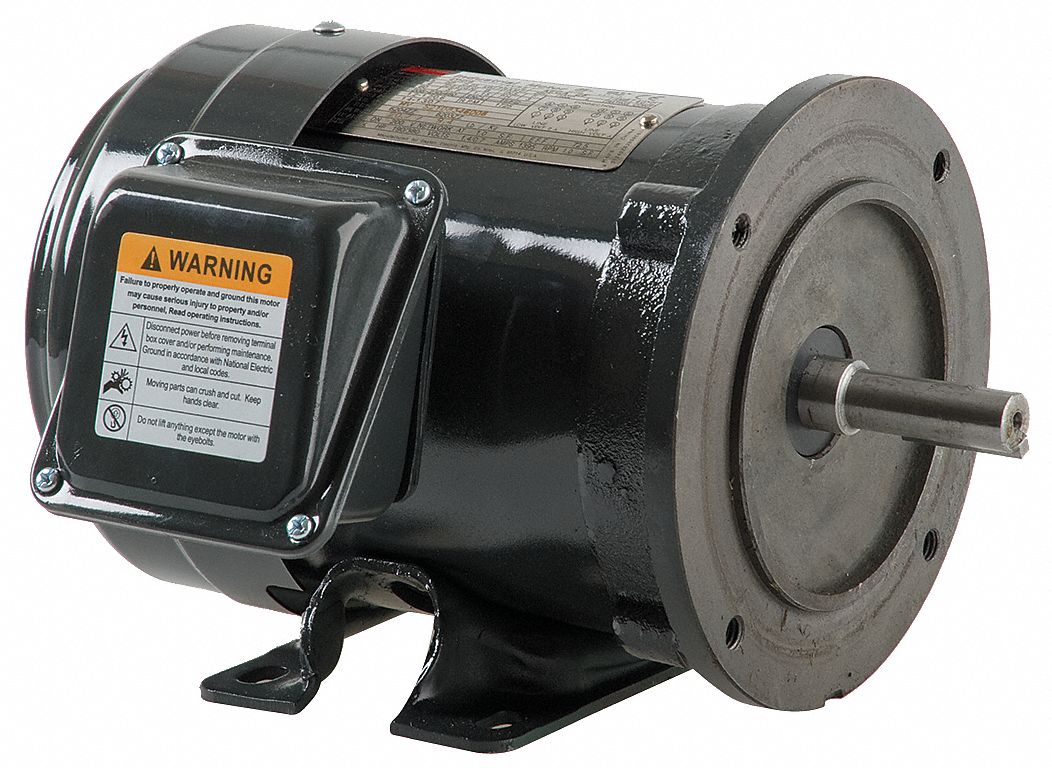 General Purpose Motor, 3/4 HP, 3-Phase, Nameplate RPM 1720
