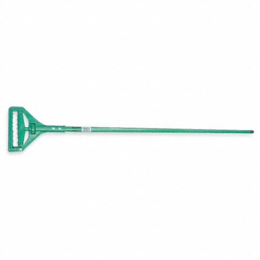 ABCO Mop Handle, Side Gate Mop Connection Type, Green, Fiberglass ...