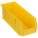 HANG AND STACK BIN, 5½ IN X 14¾ IN X 5 IN, YELLOW, LABEL HOLDERS