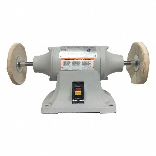 DAYTON 1 2 Horsepower Single Speed Bench Buffer 4TJ99 4TJ99