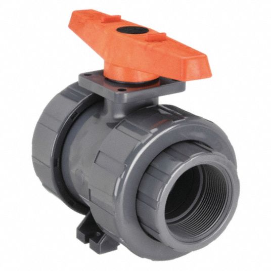 PVC Ball Valve,True Union,FNPT,3