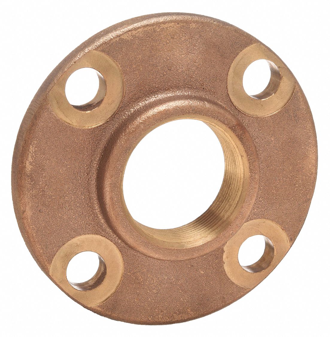 Red Brass, 2 in Pipe Size, Pipe Flange - 4TJK3