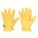 LEATHER DRIVERS GLOVES, L (9), COWHIDE, KEYSTONE THUMB, POLYESTER, YLW
