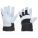 LEATHER GLOVES, L (9), WORK GLOVE, COWHIDE, WING THUMB, SAFETY CUFF, POLYESTER