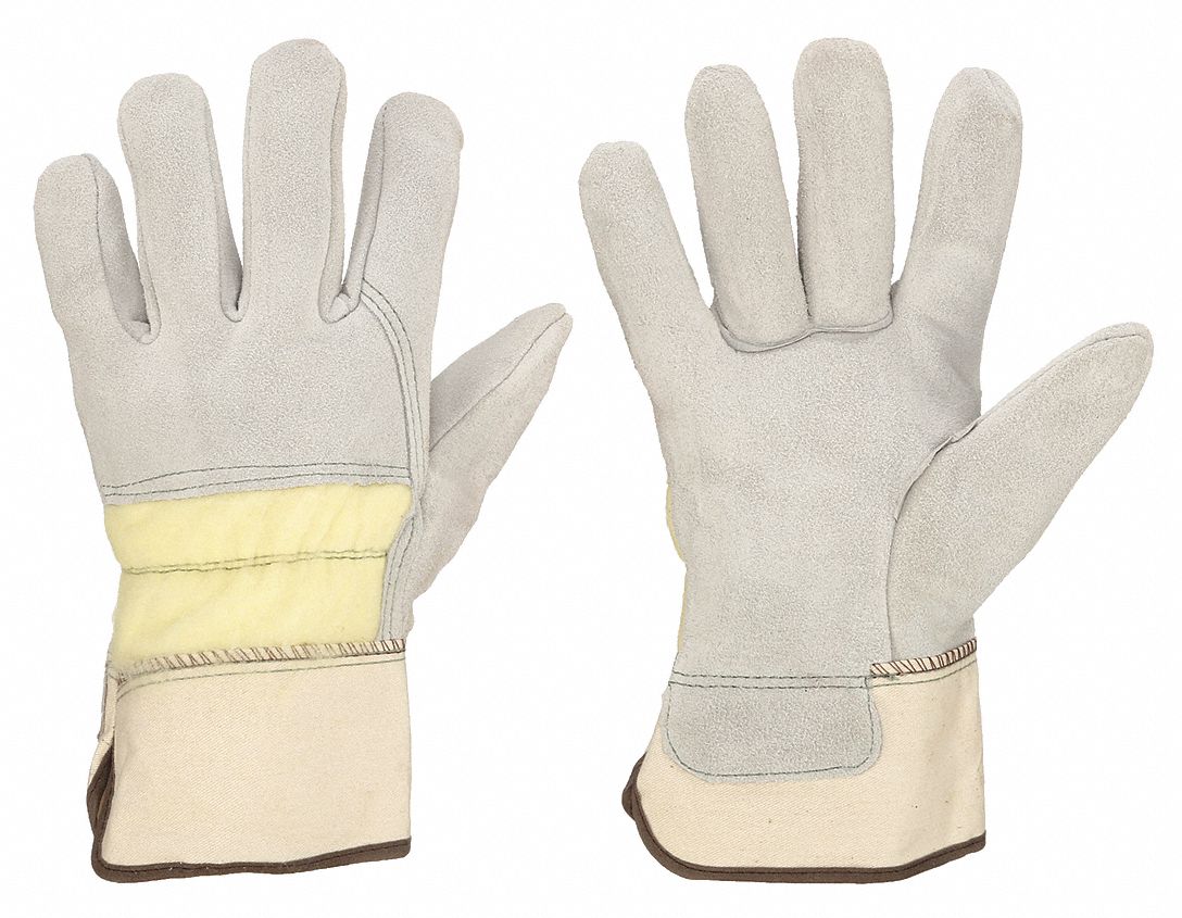 GANTS EN CUIR,G(9),GANT DE TRAVAIL,MANCHETTE DE SÉCURITÉ,POUCE DROIT,KEVLAR,KEVLAR