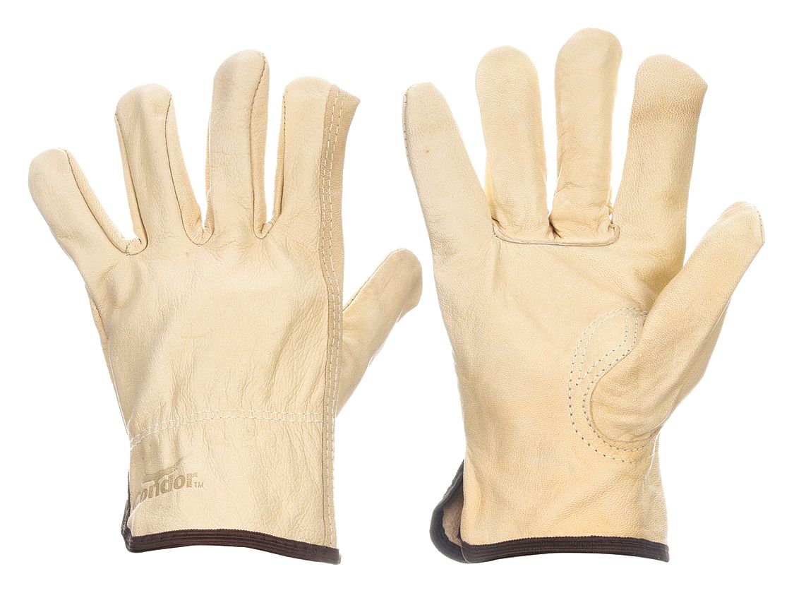 LEATHER DRIVERS GLOVES, XL (10), PREMIUM GOATSKIN, FULL FINGER, SHIRRED SLIP-ON CUFF