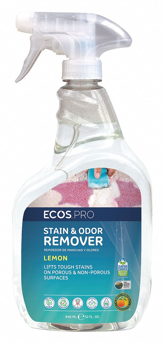 ECOS PRO Stain Remover and Deodorizer Trigger Spray Bottle, 32 oz