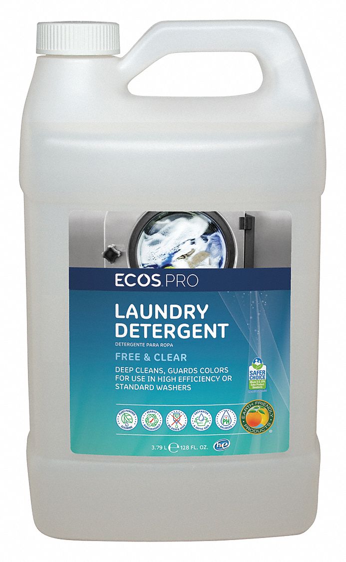 ECOS PRO HE Liquid Laundry Dtrgnt, 1 gal., Odorless 4TKE5PL9764/04
