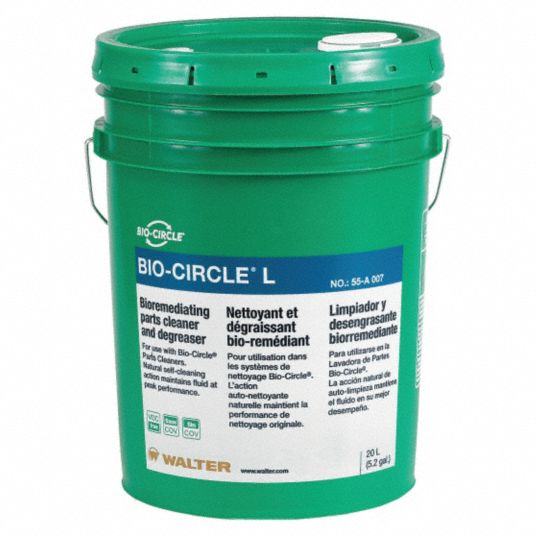 BIOCIRCLE Parts Washer Cleaning Solution, Size 5.2 gal 4TKJ755A007