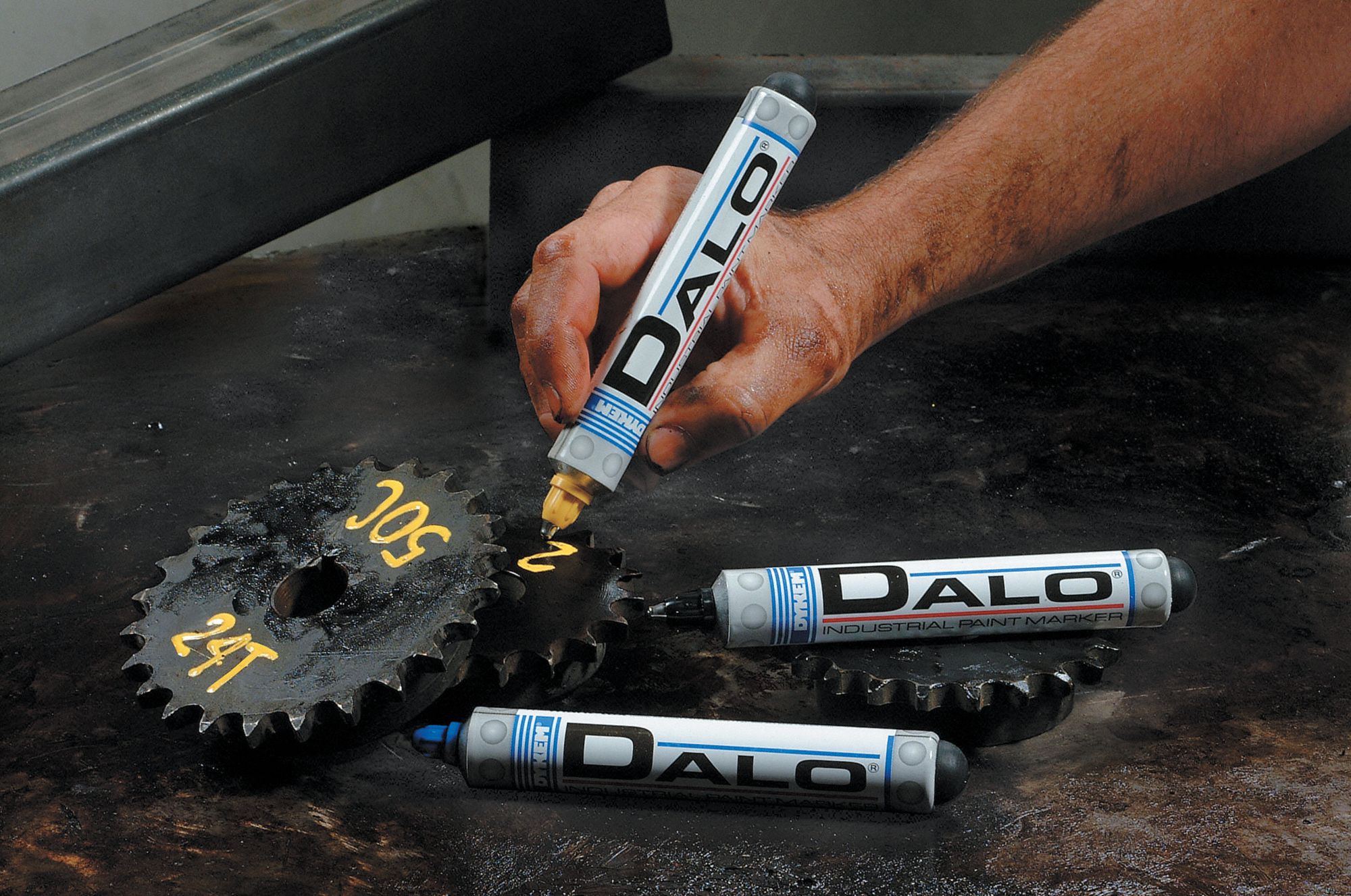 DYKEM Permanent Industrial Marker, PaintBased, Oranges Color Family