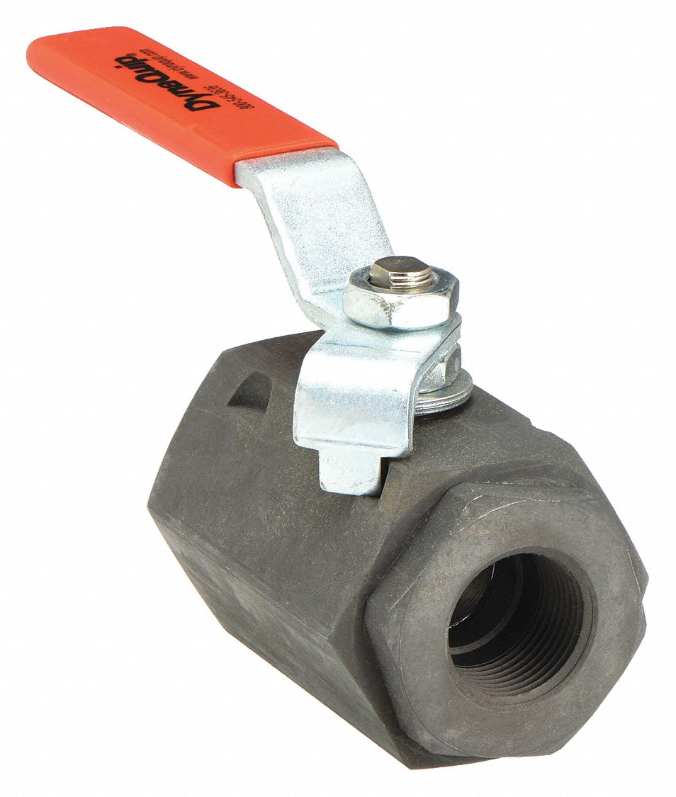 MANUAL TWO-WAY BALL VALVE: 1 IN, CARBON STEEL, STRAIGHT, FNPT X FNPT, TWO-PIECE