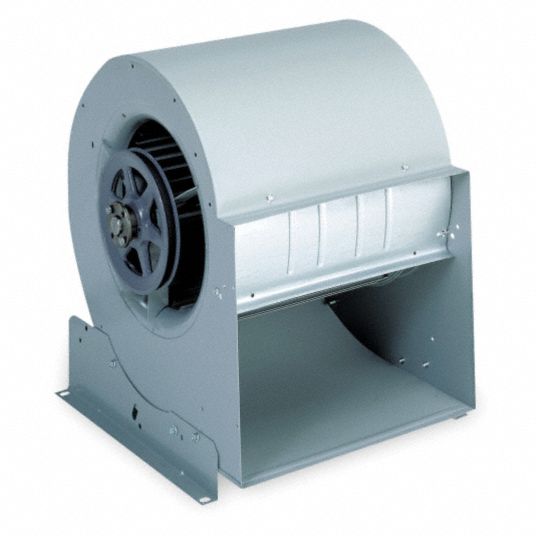 DAYTON Blower, Steel, Double Inlet Forward Curve, Belt Drive, Less