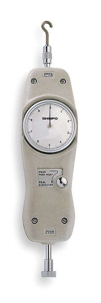 MECHANICAL FORCE GAUGE,RANGE 100 LB