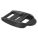 SLIDE BAR BUCKLE, ¾ IN W, BLACK, PLASTIC, 25 PK