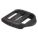 SLIDE BAR BUCKLE, 1 IN W, BLACK, PLASTIC, 25 PK