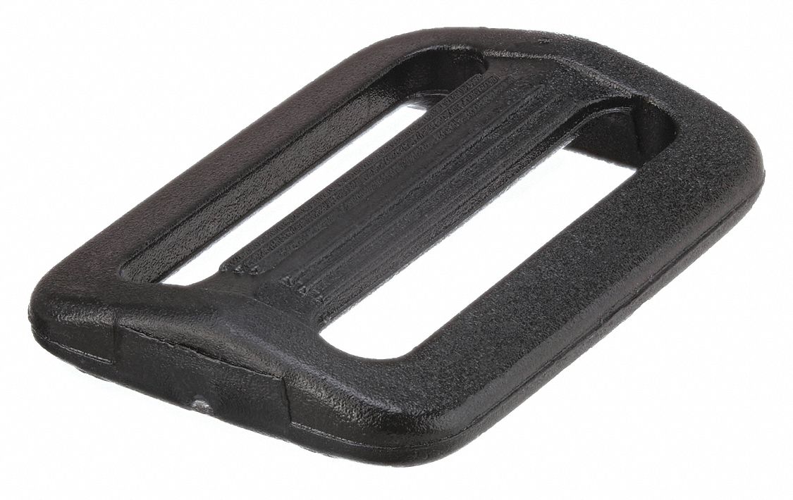 SLIP LOCK, 1½ IN W, BLACK, PLASTIC, 25 PK