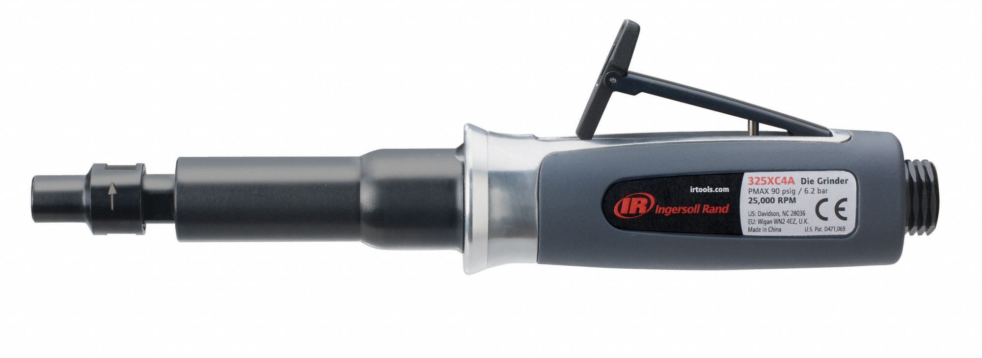 INGERSOLL RAND Air Powered, Die Grinder, Medium Duty, 25,000 RPM, 0.4 hp Horsepower 4TMA9