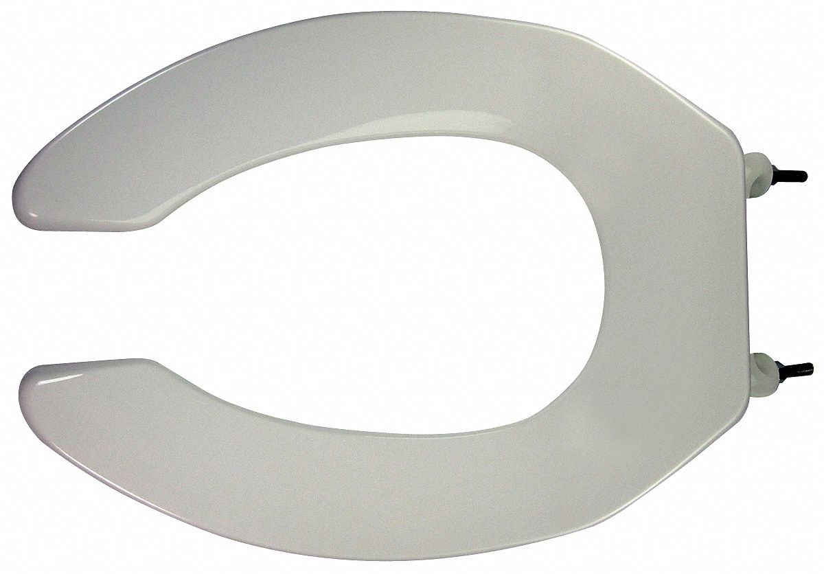 AMERICAN STANDARD Toilet Seat, Elongated, Without Cover, 189/16" Bolt