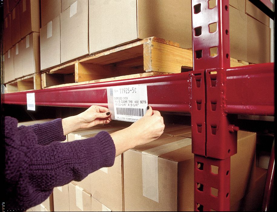 LABEL HOLDER, 6 IN X 4 IN, CLEAR, SLIDE-IN, 50 LABEL HOLDERS, MAGNETIC, PLASTIC, 50 PK