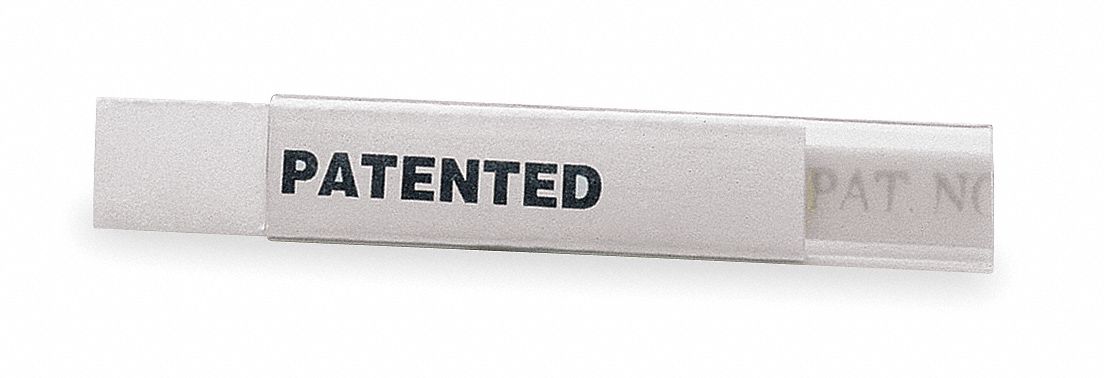 LABEL HOLDER, 6 IN X ½ IN, CLEAR, SLIDE-IN, 12 LABEL HOLDERS, SELF-ADHESIVE, MATTE, 25 PK