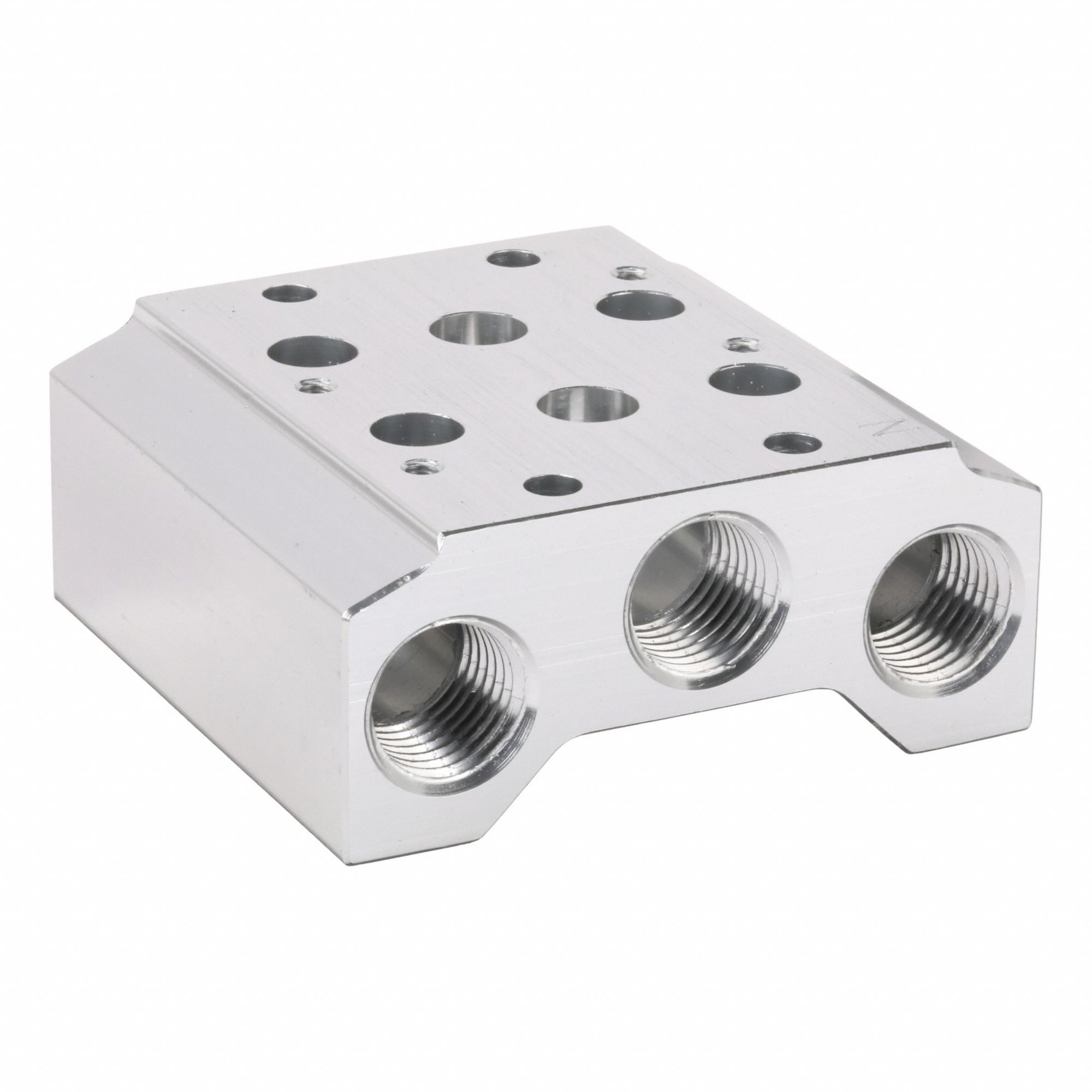 Manifold: Side-Ported Body, 0°F to 122°F, 22 psi to 115 psi, Female 1/4 in NPT, 2 Valve Ports, Side