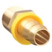 Brass Multipurpose (Air, Water, Chemical) Push-On Barbed Hose Fittings