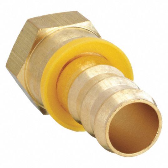 1/4 Female SAE x 1/4 Brass Hose Barb