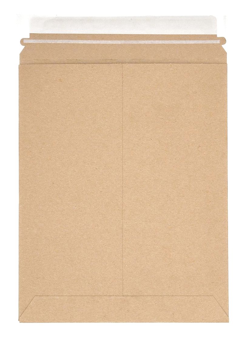 Mailer Envelopes: 12 1/2 in x 15 in, 0.028 in Material Thick, Kraft, 100 PK