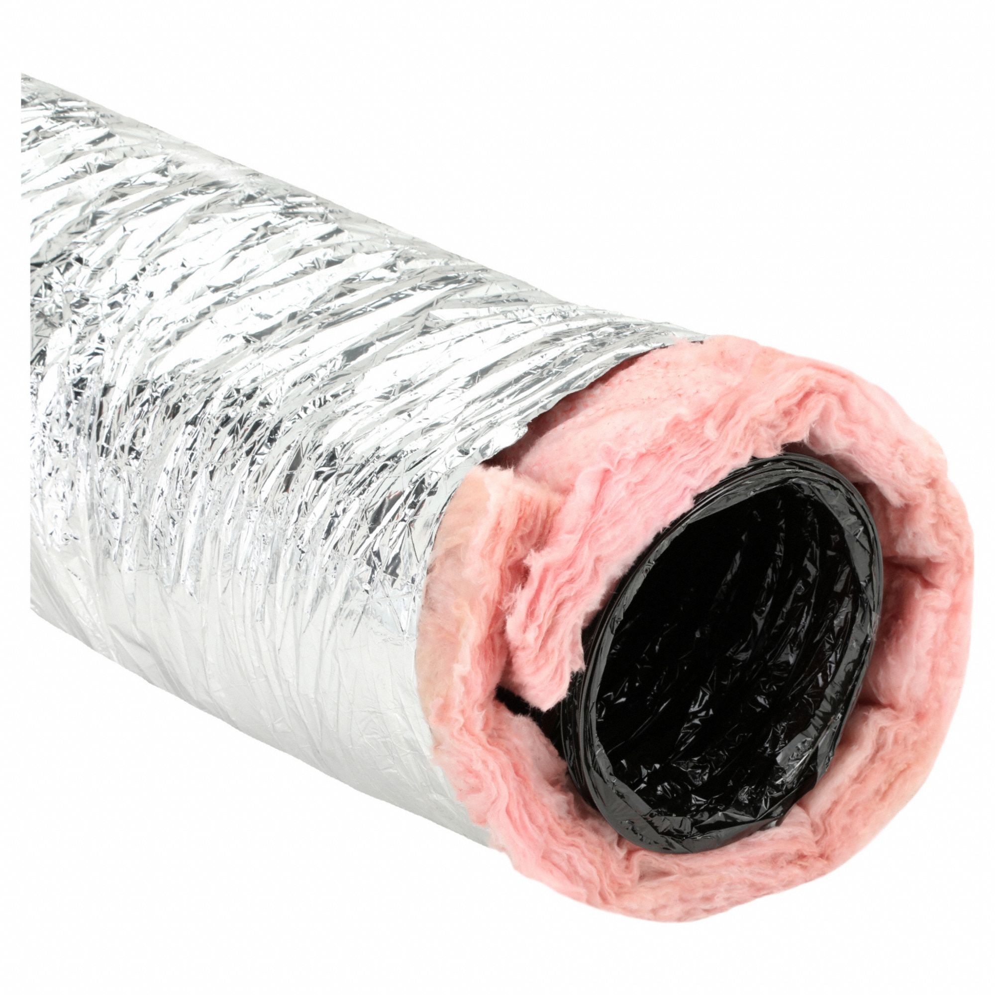 8 in Dia, 25 ft Lg, Flexible Duct 4TVN113102508 Grainger