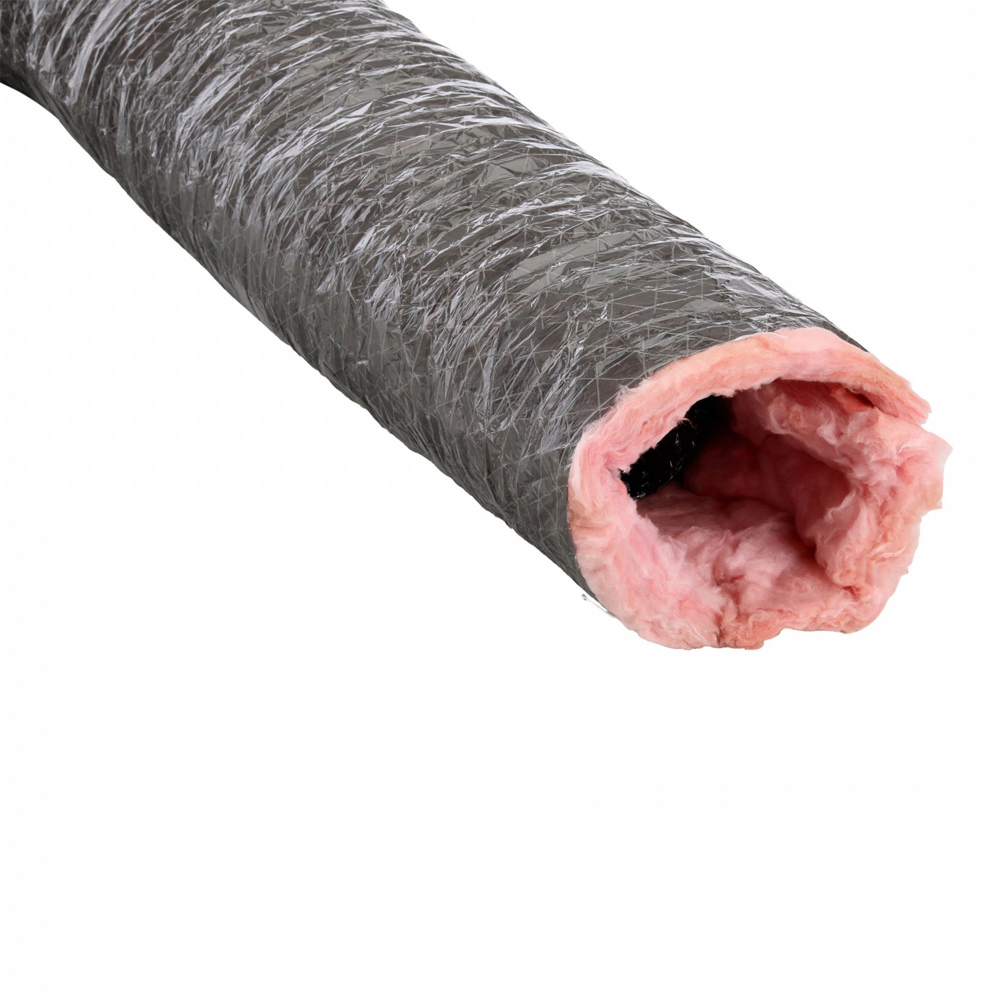 18 in Dia, 25 ft Lg, Flexible Duct 4TVP517802518 Grainger