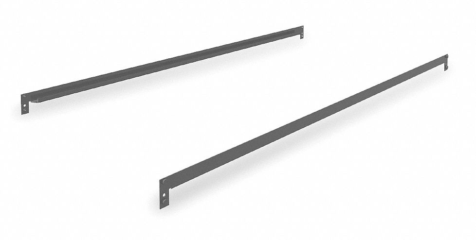 Shelf: 48 in   x 24 in, 500 lb Load Capacity, Gray, Shelf, 2 PK