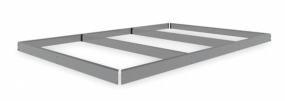 Shelf: 72 in   x 48 in, 1, 750 lb Load Capacity, Gray, Shelf