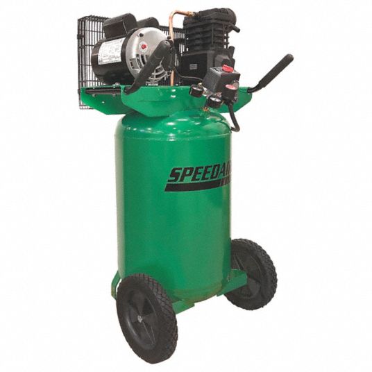 2 Gallon 1 HP Oil Free Air Compressors Portable Hand Carry 110V 125 PSI 4.9  CFM Compressor Source