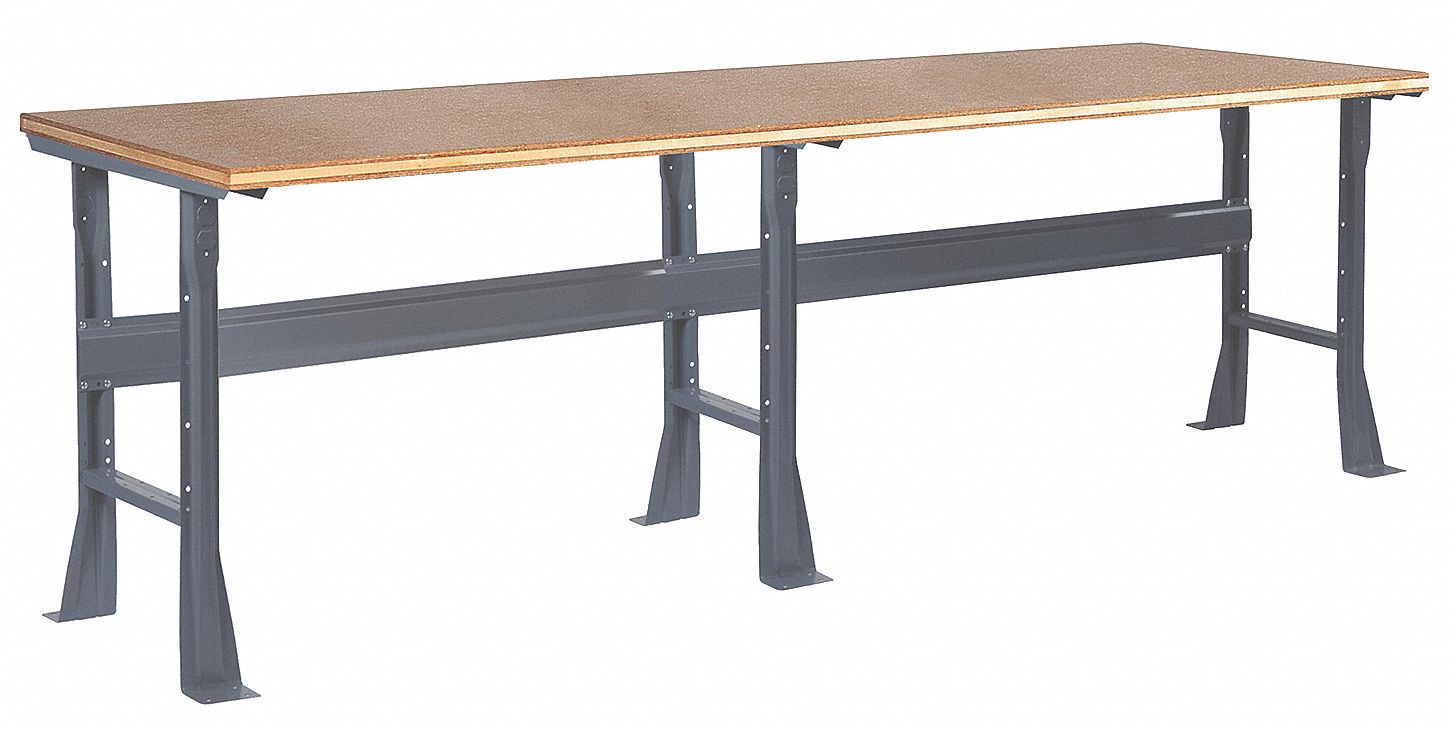 Workbench, Shop Top, 36 in Depth, 33 1/2 in Height, 96 in Width, 6000 ...