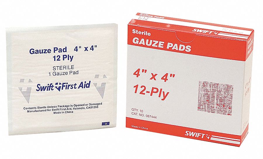 cotton gauze pad