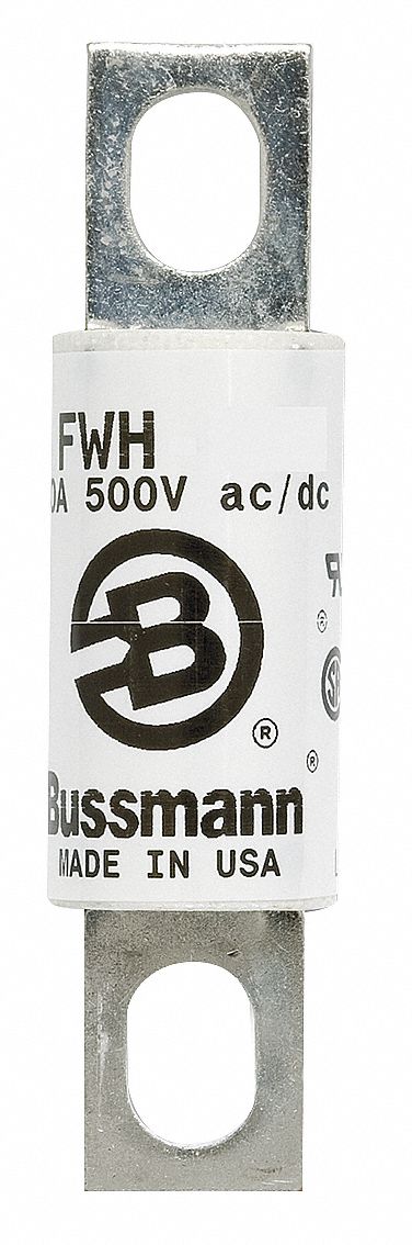 SEMICONDUCTOR FUSE, 80 AMPS, 500V AC, BOLT-ON BODY, 3⅝ IN L X 15/16 IN DIAMETER FUSE SIZE