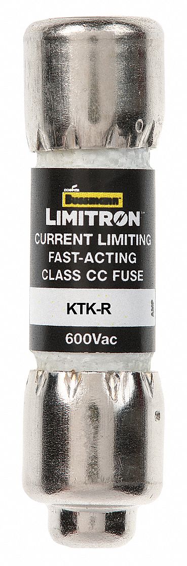 BUSSMANN, Fast Acting, 6/10 A, UL Class CC Fuse 4TWU3|KTK-R-6/10  Grainger