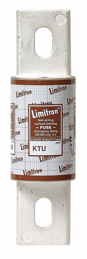 Fuse: Class L, KTU Series, Bolt-On Body, Fast-Acting, 601 A, 600 V AC, 340 V DC