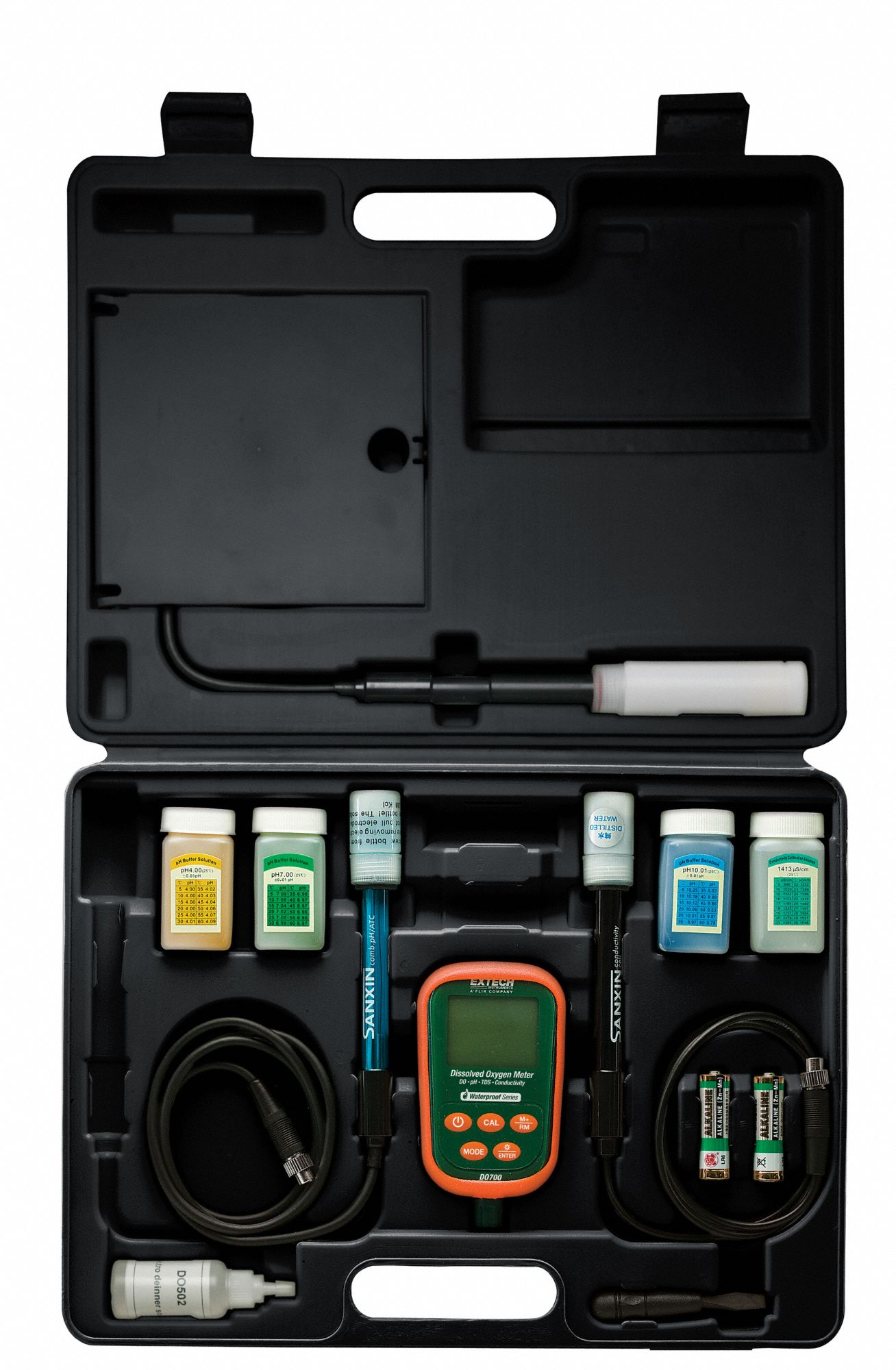 EXTECH Multifunction Water Quality Meter, 2 to 19.99 pH Range, 0 to