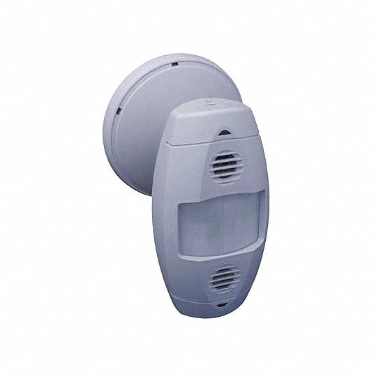 Wall Occupancy Sensor, 1200 sq ft Passive Infrared, Ultrasonic, White ...