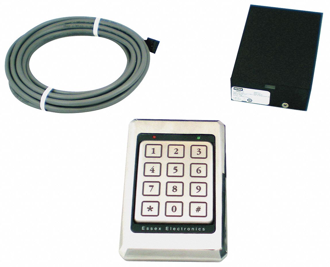 Access Control Keypad, Keypad, Stainless Steel Bezel, 5 1/8 in Height