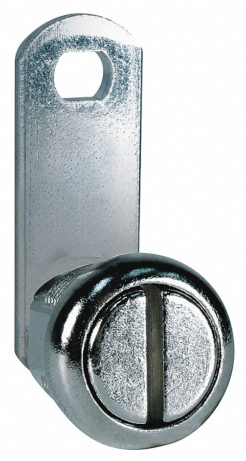 COMPX NATIONAL Slotted Keyless Cam Lock, For Door Thickness (In.) 1/4 ...