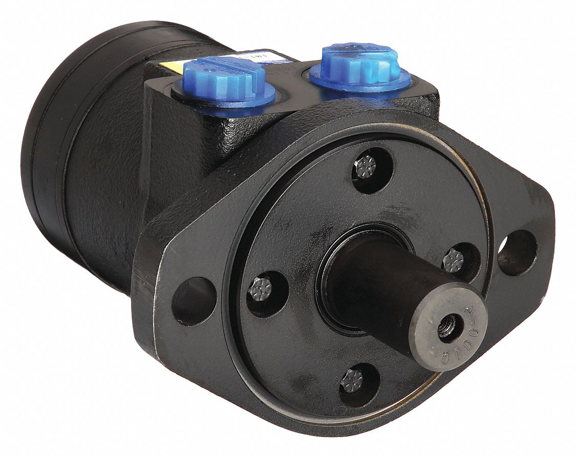 Hydraulic Motor: H Series, 2-Bolt, 3.25 in Pilot, 7.3 cu in/rev, 469 RPM Max. RPM