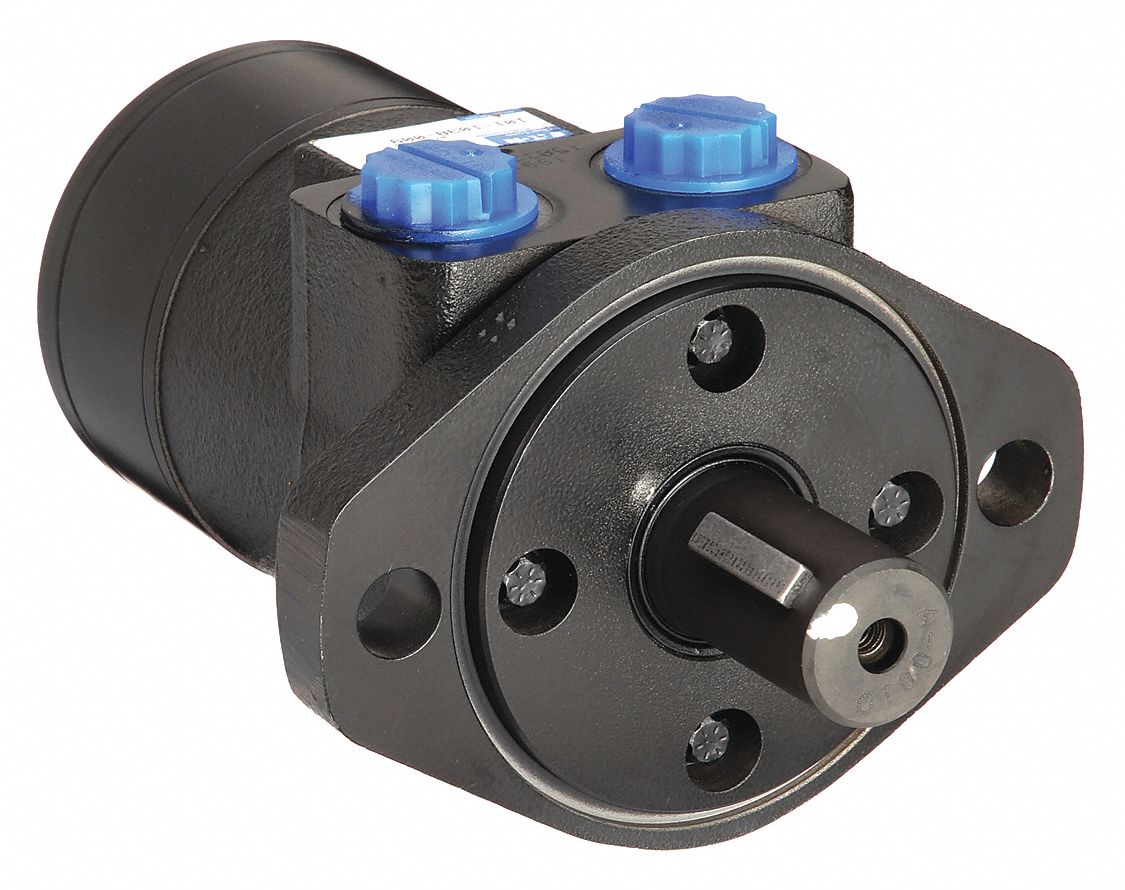 Hydraulic Motor: H Series, 2-Bolt, 3.25 in Pilot, 14.1 cu in/rev, 243 RPM Max. RPM