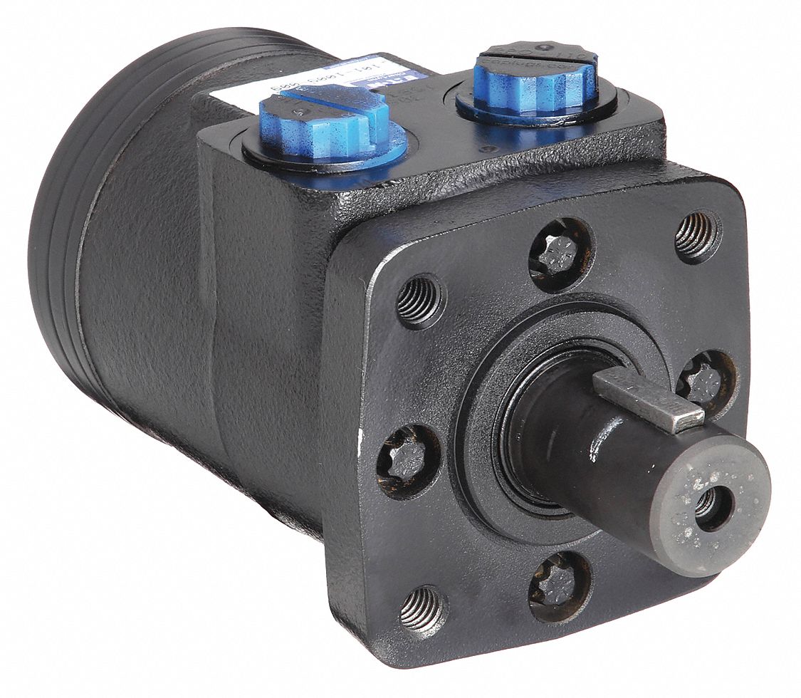 Hydraulic Motor: H Series, 4-Bolt, 3.25 in Pilot, 2.8 cu in/rev, 969 RPM Max. RPM