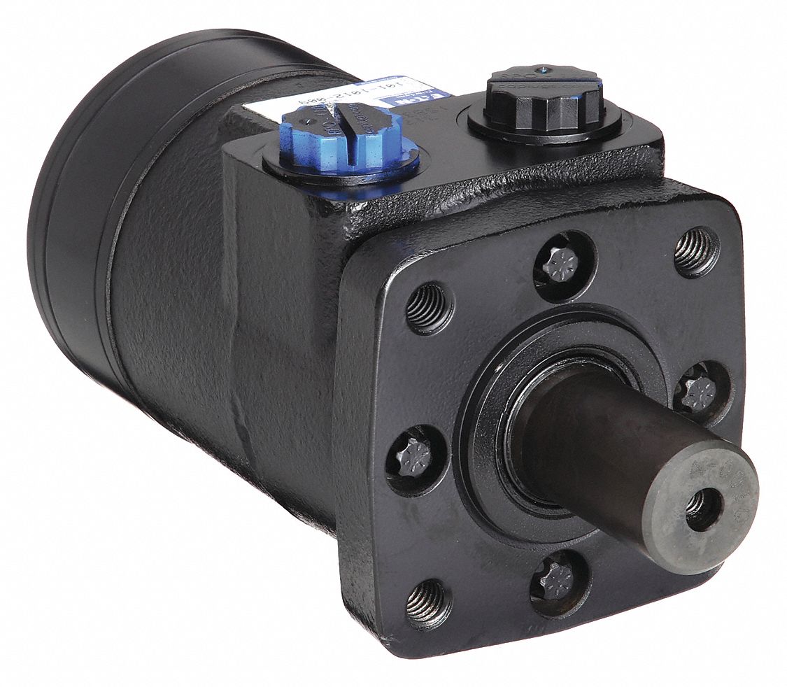 Hydraulic Motor: H Series, 4-Bolt, 3.25 in Pilot, 9.7 cu in/rev, 353 RPM Max. RPM