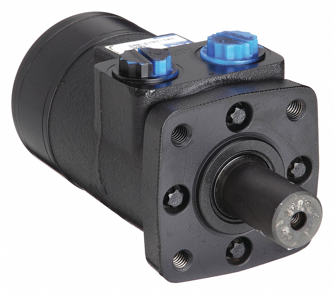 Hydraulic Motor: H Series, 4-Bolt, 3.25 in Pilot, 11.3 cu in/rev, 304 RPM Max. RPM