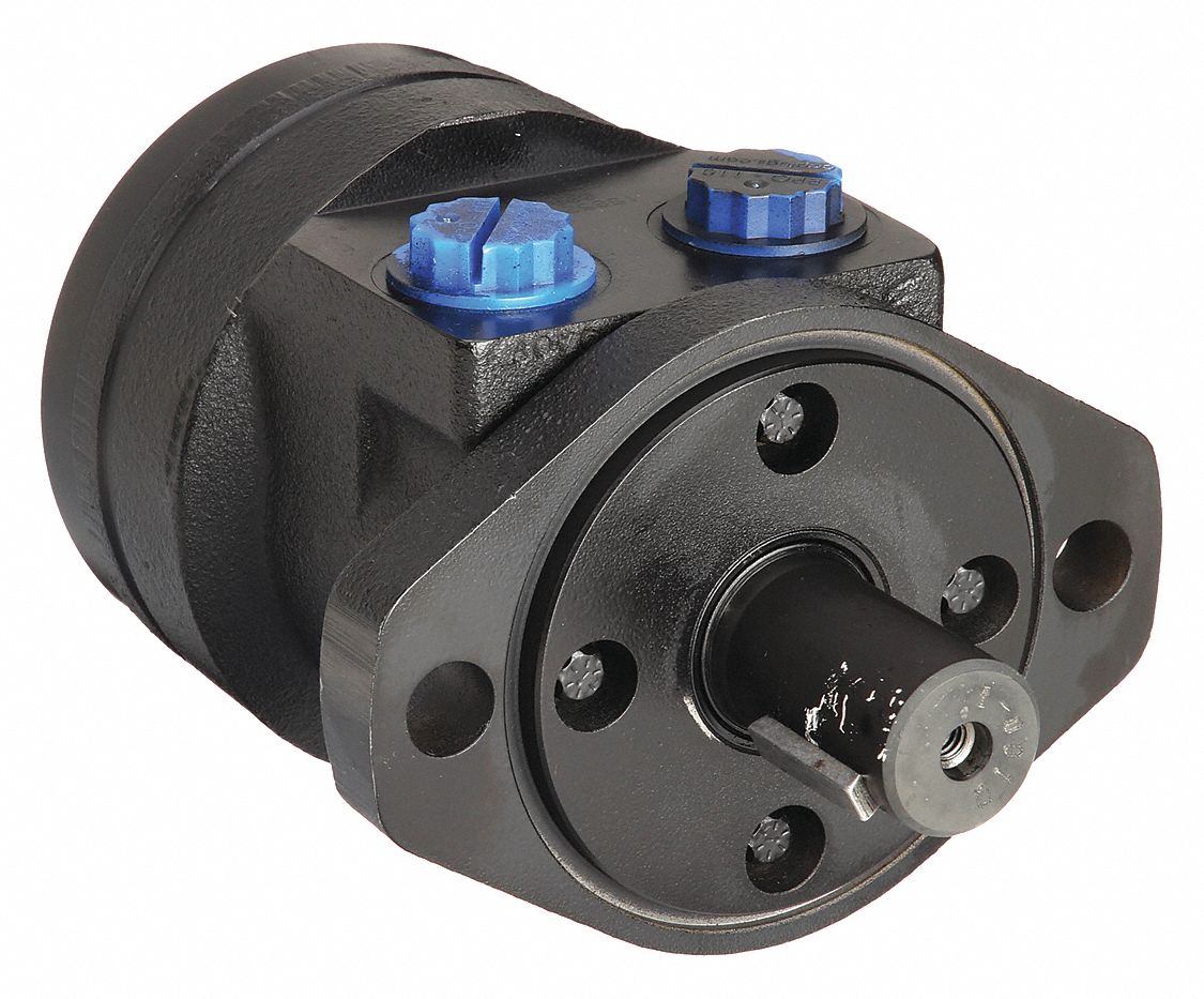 Hydraulic Motor: H Series, 2-Bolt, 3.25 in Pilot, 5.9 cu in/rev, 585 RPM Max. RPM
