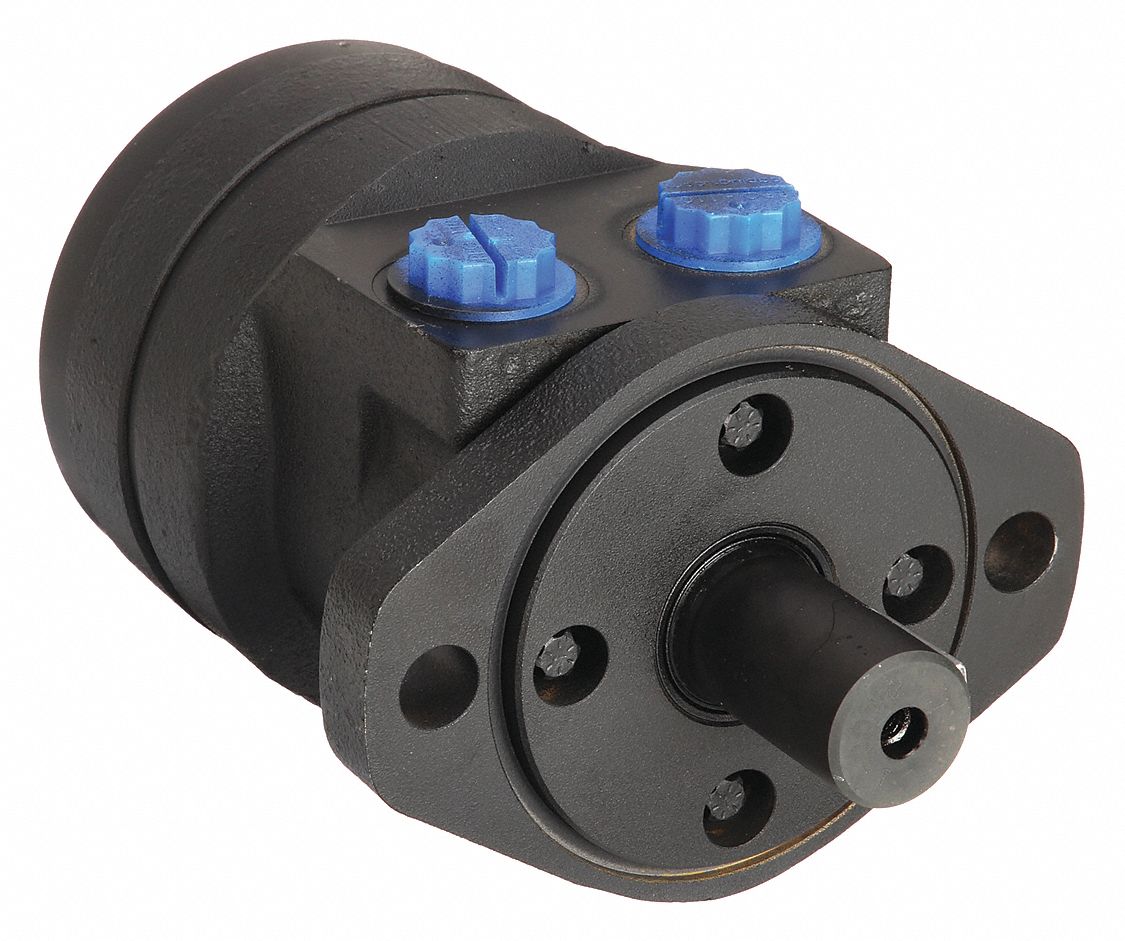 Hydraulic Motor: H Series, 2-Bolt, 3.25 in Pilot, 11.3 cu in/rev, 304 RPM Max. RPM